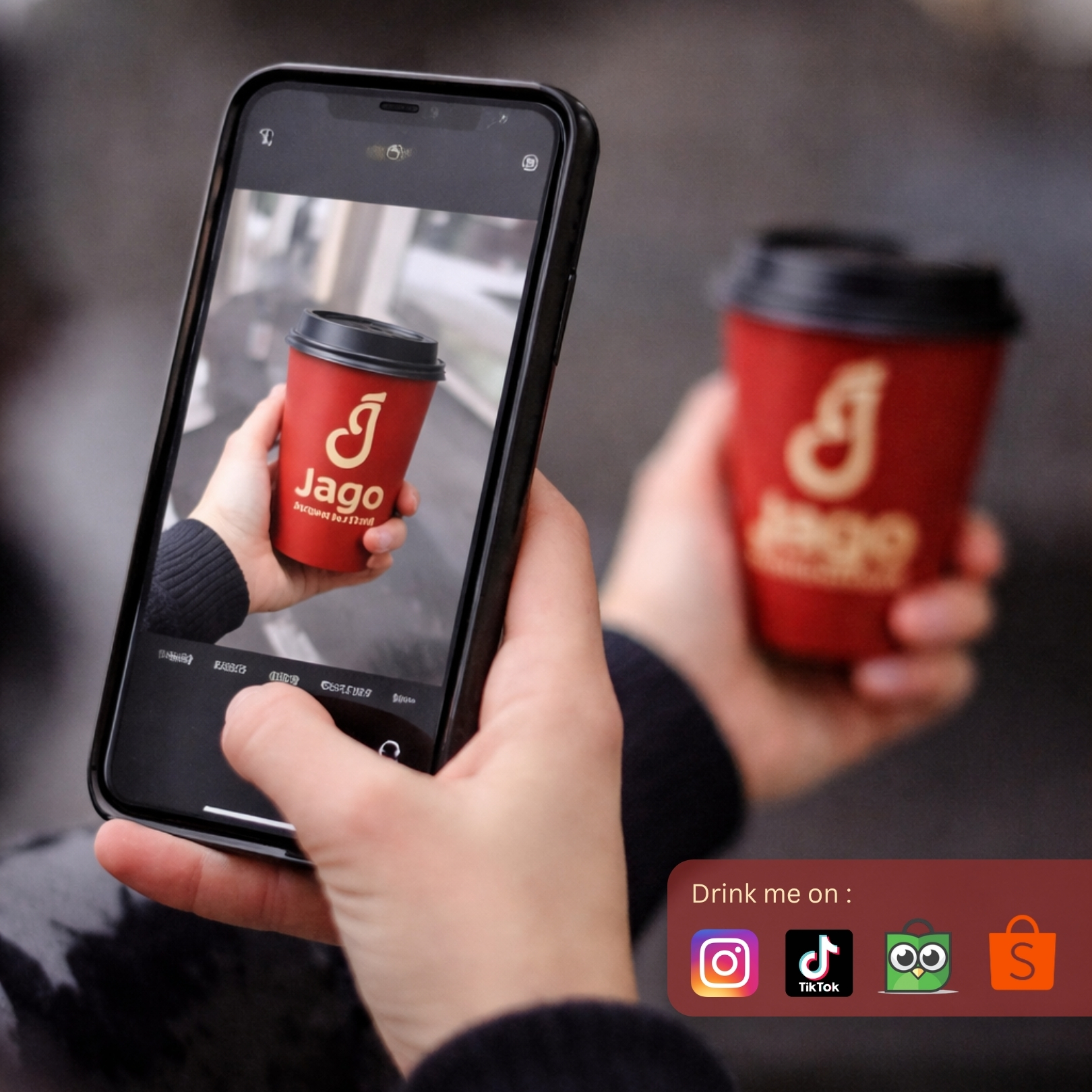 Jago Minuman Social Media